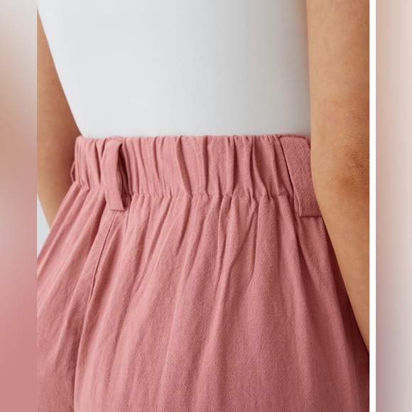 Halara High Waisted Pocket Wide Leg Flowy Solid Palazzo NWT Size L - Picture 5 of 12